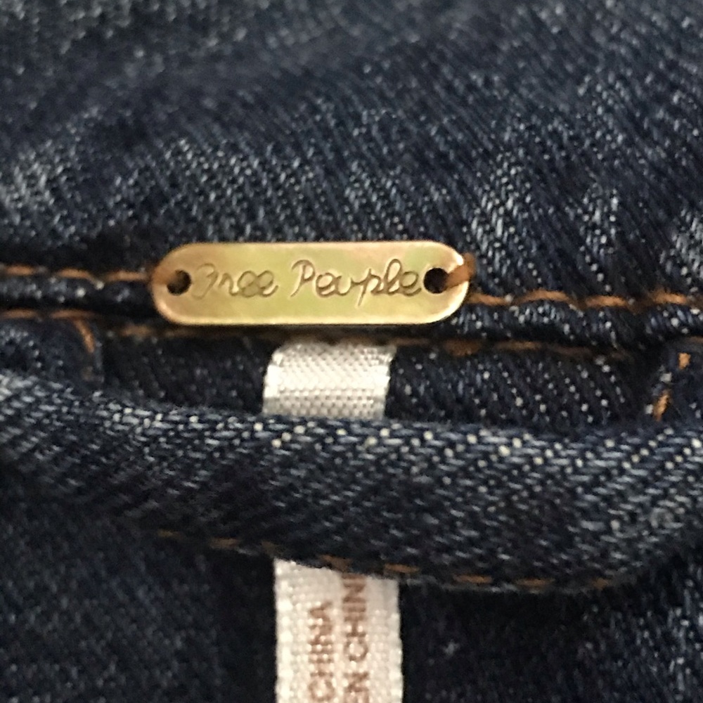 Free People Oversized Distressed Denim Jacket - Picture 11 of 16